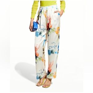 Silky pants (polyester) with tag on still on them. Brand is Fuzzi